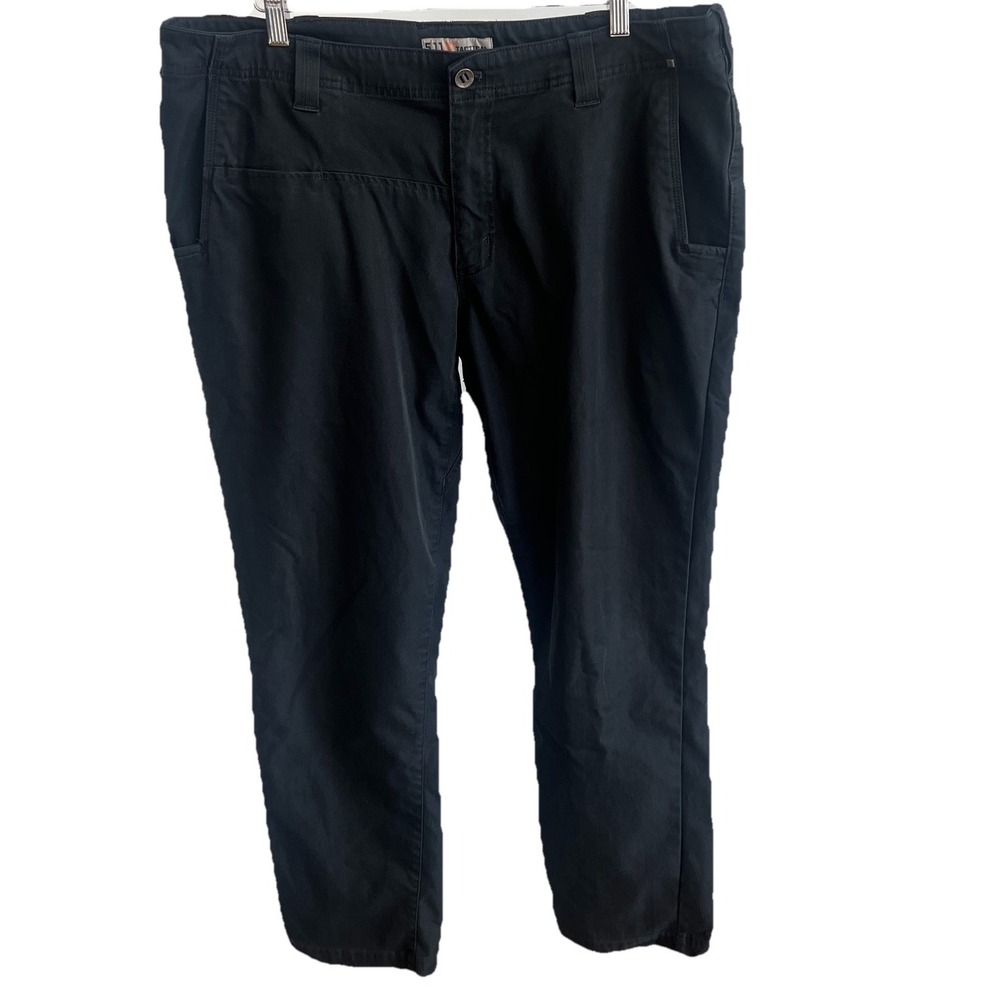 5.11 Tactical Pants Mens 38x32 Black Edge Chino Work Security Officer Casual